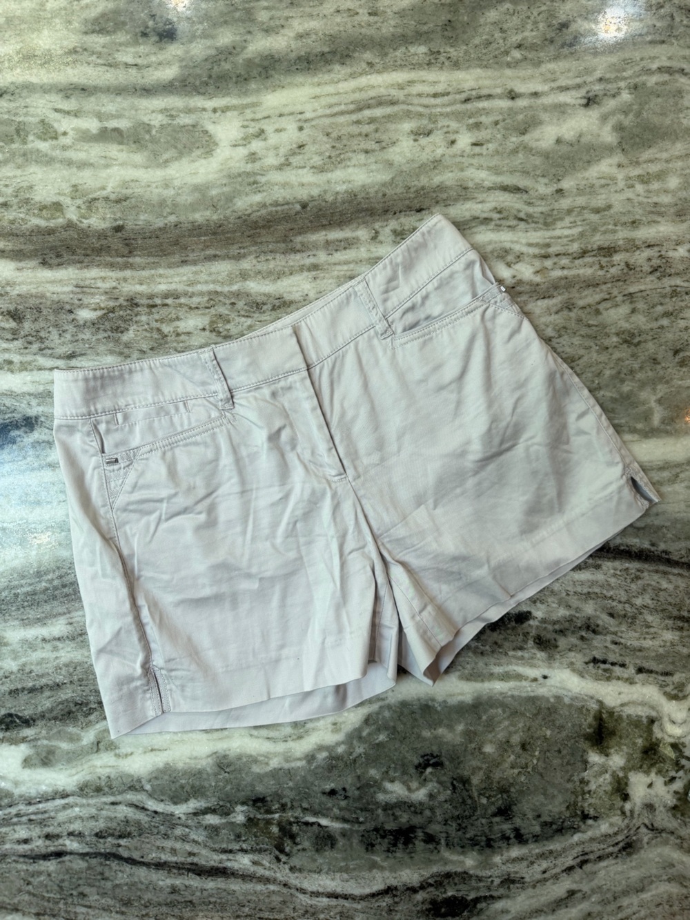 White House Black Market Pale Beige Tailored Women's Shorts
